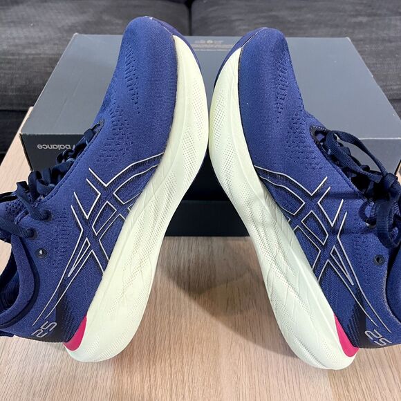 ASICS Gel-Nimbus 25 Navy Blue Running Shoes 1012B356 Women's Size 8.5 - Picture 12 of 12